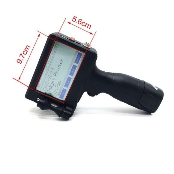 Compact Handheld Inkjet Printer with Touch Screen-USB, QR/Barcode, Logo Printing - Picture 6 of 6